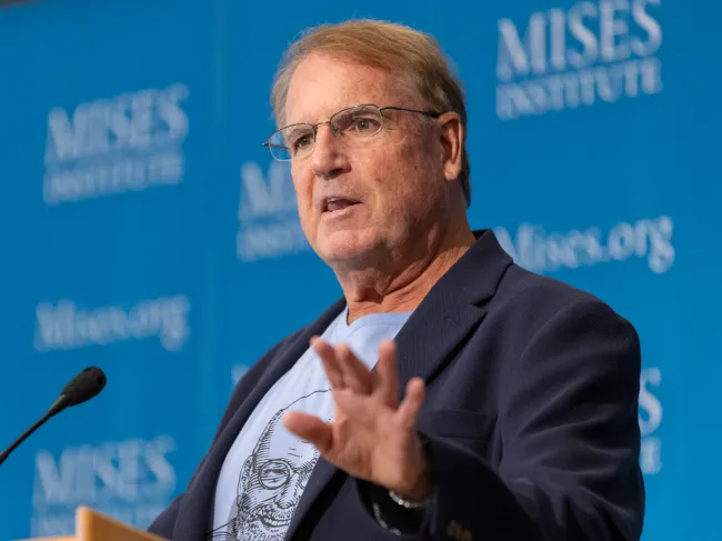 Tom DiLorenzo at Mises University 2024